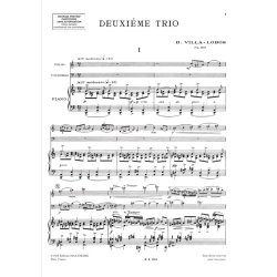 Deuxi&egrave;me Trio : pour violon, violoncelle et piano